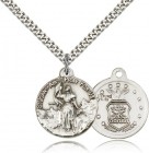 St. Joan of Arc Air Force Medal, Sterling Silver