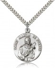 St. Martin De Porres Medal, Sterling Silver