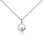 Claddagh Medal, Sterling Silver