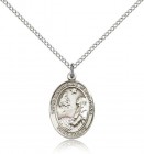 St. Catherine of Bologna Medal, Sterling Silver, Medium