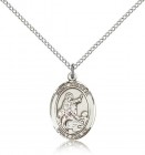 St. Colette Medal, Sterling Silver, Medium