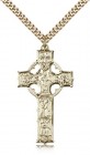 Celtic Cross Pendant, Gold Filled