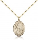St. Veronica Medal, Gold Filled, Medium