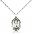 St. Francis of Assisi Medal, Sterling Silver, Medium