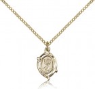 St. Christopher Medal, Gold Filled