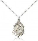 Infant of Prague Medal, Sterling Silver