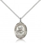 St. Maximilian Kolbe Medal, Sterling Silver, Medium