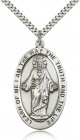 Scapular Medal, Sterling Silver