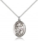 St. Cecilia Marching Band Medal, Sterling Silver, Medium