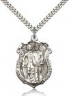 St. Michael the Archangel Medal, Sterling Silver