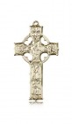Celtic Cross Pendant, 14 Karat Gold