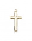 Cross Pendant, 14 Karat Gold
