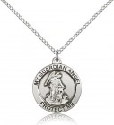 Guardian Angel Medal, Sterling Silver
