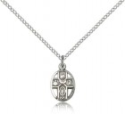 5 Way Cross Pendant, Sterling Silver