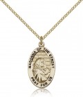 Madonna of the Street Medal, Gold Filled