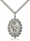 Miraculous Medal, Sterling Silver