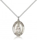 Our Lady of Victory Medal, Sterling Silver, Medium