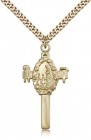 Cross Pendant, Gold Filled