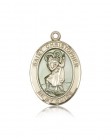 St. Christopher Medal, 14 Karat Gold, Large