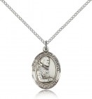 St. Pio of Pietrelcina Medal, Sterling Silver, Medium