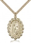 Our Lady of Guadalupe Medal, Gold Filled