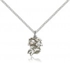Rose Medal, Sterling Silver