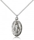 Miraculous Medal, Sterling Silver