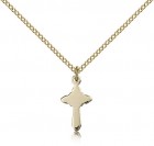Cross Pendant, Gold Filled
