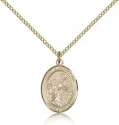 St. Nimatullah Medal, Gold Filled, Medium