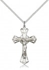 Crucifix Pendant, Sterling Silver