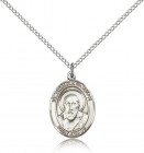 St. Francis De Sales Medal, Sterling Silver, Medium