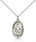 Miraculous Medal, Sterling Silver