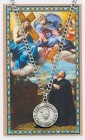 Round St. Ignatius of Loyola Medal and Prayer Card Set