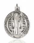 St. Benedict Medal, Sterling Silver