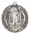 St. Benedict Medal, Sterling Silver