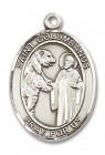 St. Columbanus Medal, Sterling Silver, Large