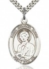 St. Dominic Savio Medal, Sterling Silver, Large