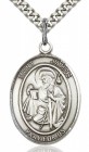 St. James the Greater Medal, Sterling Silver, Large