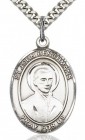 St. John Berchmans Medal, Sterling Silver, Large