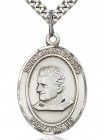 St. John Bosco Medal, Sterling Silver, Large