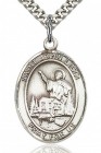 St. John Licci Medal, Sterling Silver, Large