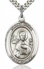 St. John the Apostle Medal, Sterling Silver, Large