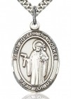 St. Joseph the Worker Medal, Sterling Silver, Large