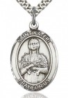 St. Kateri Medal, Sterling Silver, Large