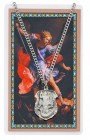 St. Michael Shield Pendant with Police Officer Prayer Card Set, Large