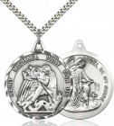 St. Michael the Archangel Medal, Sterling Silver