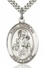 St. Nicholas Medal, Sterling Silver, Large