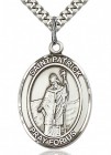 St. Patrick Medal, Sterling Silver, Large