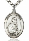 St. Peter the Apostle Medal, Sterling Silver, Large