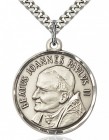 St. Pope John Paul II Medal, Sterling Silver